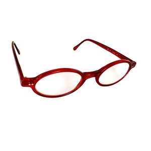 Giorgio Armani Vibrant Red Eyewear Frames 49-20-140 Luxury Office Siren Studious